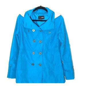 Hurley Blue Windbreaker Coat Small